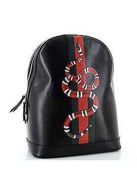 Gucci Kingsnake Web Backpack Printed Leather (view 2)