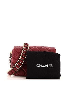 Chanel Chain Soul Flap Bag Quilted Caviar Medium (view 2)
