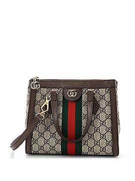 Gucci Ophidia Top Handle Tote GG Coated Canvas Small (view 1)