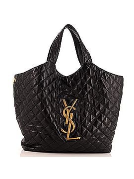 Saint Laurent Icare Shopping Tote Quilted Leather Maxi (view 1)