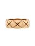 Chanel 100% 18k Rose Gold Coco Crush Ring 18K Beige Gold Small One Size - photo 1