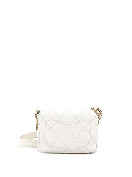 Chanel Twist Your Buttons Flap Bag Quilted Caviar Mini (view 2)