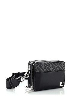 Fendi Front Pocket Camera Bag Zucca Coated Canvas and Leather (view 2)