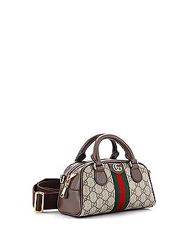 Gucci Ophidia Convertible Boston Top Handle Bag GG Coated Canvas Mini (view 2)