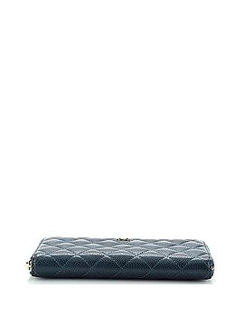 Chanel Zip Around Wallet Quilted Caviar Long (view 2)