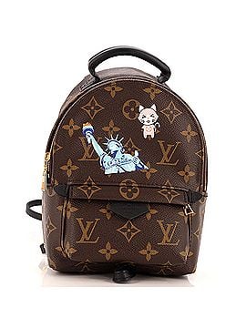 Louis Vuitton Palm Springs Backpack Limited Edition World Tour Monogram Canvas Mini (view 1)