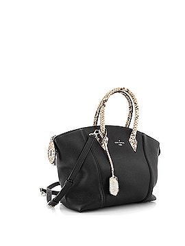 Louis Vuitton Soft Lockit Handbag Leather with Python PM (view 2)