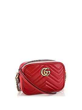 Gucci GG Marmont Shoulder Bag Matelasse Leather Mini (view 2)