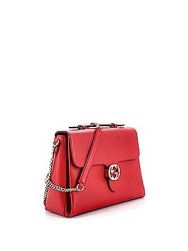 Gucci Interlocking Top Handle Bag (Outlet) Leather Medium (view 2)