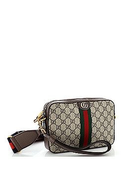 Gucci Ophidia Zip Wristlet Shoulder Bag GG Coated Canvas Small (view 2)