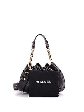 Chanel Paris in Rome Drawstring Bag Quilted Lambskin Small (view 2)