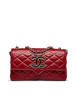 Chanel Small XL Quilted Lambskin Single Flap (view 1)