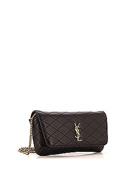 Saint Laurent Gaby Phone Holder Shoulder Bag Quilted Leather (view 2)