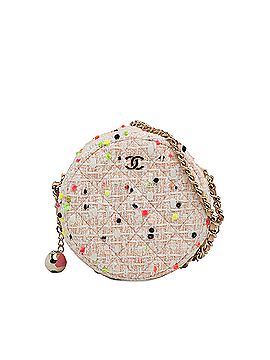 Chanel CC Round Tweed Crossbody Bag (view 1)