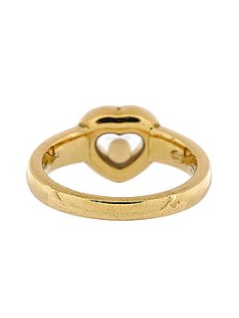 Chopard Happy Diamonds Heart Ring 18K Yellow Gold with Diamonds and 1 Floating Diamond (view 2)