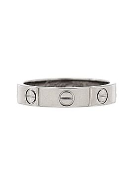 Cartier Love Wedding Band Ring 18K White Gold (view 1)