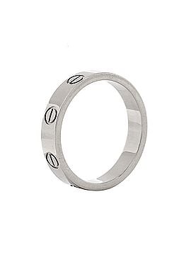 Cartier Love Wedding Band Ring 18K White Gold (view 2)