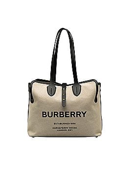 Burberry Soft Belt Canvas Tote Bag (view 1)
