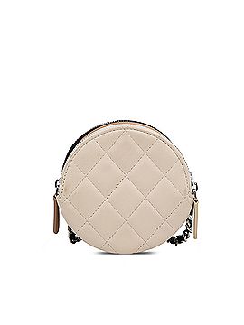 Chanel CC Round Triple Zip Crossbody Bag (view 2)