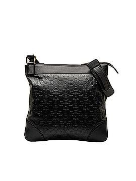 Gucci Embossed Leather Horsebit Crossbody Bag (view 1)