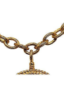 Chanel CC Round Pendant Necklace (view 2)