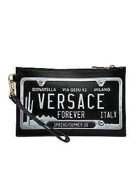 Versace License Plate Clutch (view 1)
