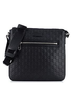Gucci Signature Zip Messenger Bag Guccissima Leather Medium (view 1)