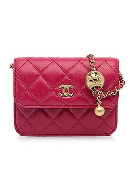 Chanel Mini CC Matelasse Pearl Crush Lambskin Crossbody Bag (view 1)