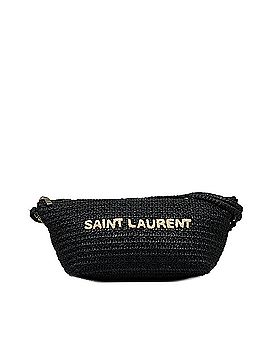 Saint Laurent Le Raffia Logo Shoulder Bag (view 1)