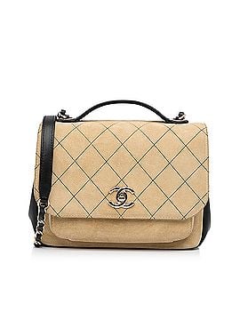 Chanel Business Affinity Suede Flap (view 1)