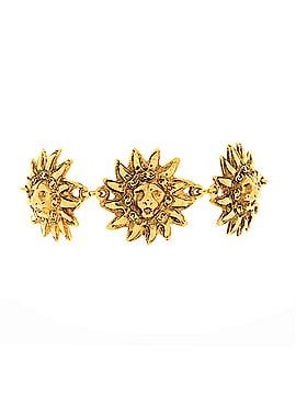 Chanel Vintage Sunburst Lion Head Link Bracelet Metal (view 1)