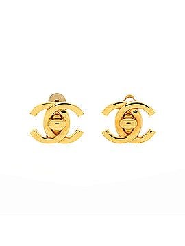 Chanel CC Turnlock Clip-On Earrings Metal (view 1)