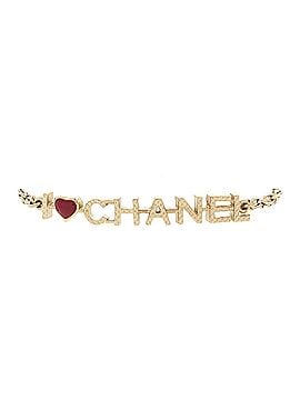 Chanel I Love Chanel Bracelet Metal with Resin (view 1)