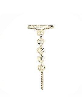 Chanel Coco In Love Heart CC Link Chain Bracelet Metal (view 1)