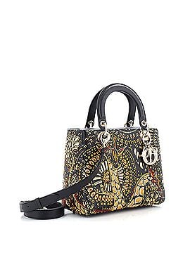 Christian Dior Animals Lady Dior Bag Embroidered and Beaded Leather Medium (view 2)