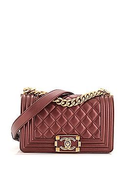 Chanel Boy Flap Bag Quilted Calfskin Small (view 1)