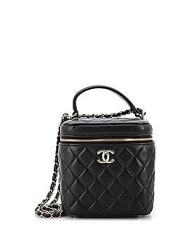 Chanel CC Top Handle Vanity Case with Chain Quilted Lambskin Small (view 1)
