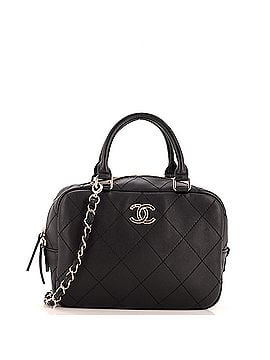 Chanel CC Convertible Bowling Bag Quilted Lambskin Medium (view 1)