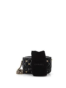 Chanel 18K Charms Classic Flap Phone Holder with Chain Quilted Lambskin (view 2)