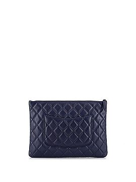 Chanel O Case Clutch Quilted Lambskin Medium (view 2)