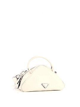 Prada Triangle Logo Top Handle Bag Embossed Leather Small (view 2)