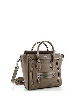 Céline Luggage Bag Grainy Leather Nano (view 2)