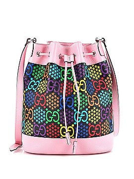Gucci Bucket Bag Psychedelic Print GG Coated Canvas Medium (view 1)