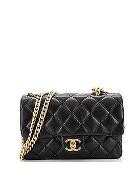Chanel All Slide Long Flap Bag Quilted Lambskin Small (view 1)