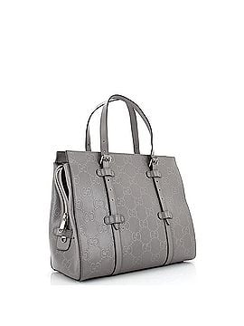 Gucci Tote Bag GG Embossed Perforated Leather (view 2)