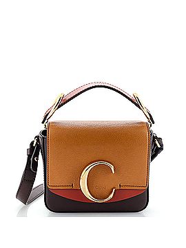 Chloé C Flap Bag Leather Mini (view 1)