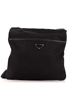 Prada Front Pocket Messenger Bag Tessuto Medium (view 1)