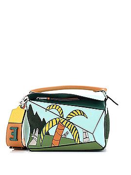 Loewe Puzzle Bag Limited Edition Ken Price Easter Island Printed Leather Small (view 1)