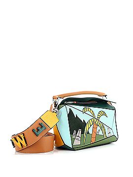 Loewe Puzzle Bag Limited Edition Ken Price Easter Island Printed Leather Small (view 2)