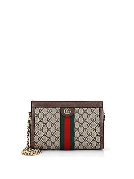 Gucci Ophidia Chain Shoulder Bag GG Coated Canvas Small (view 1)